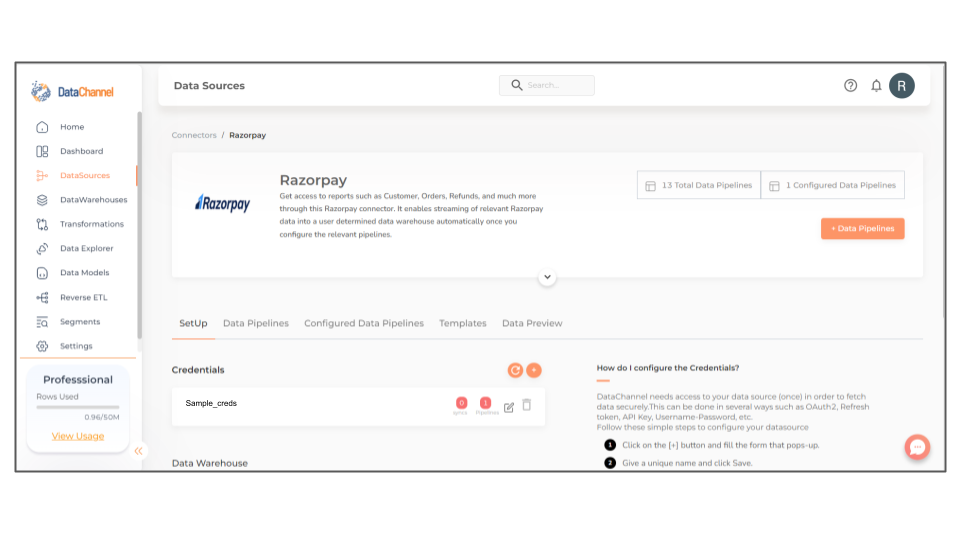 razorpay screen
