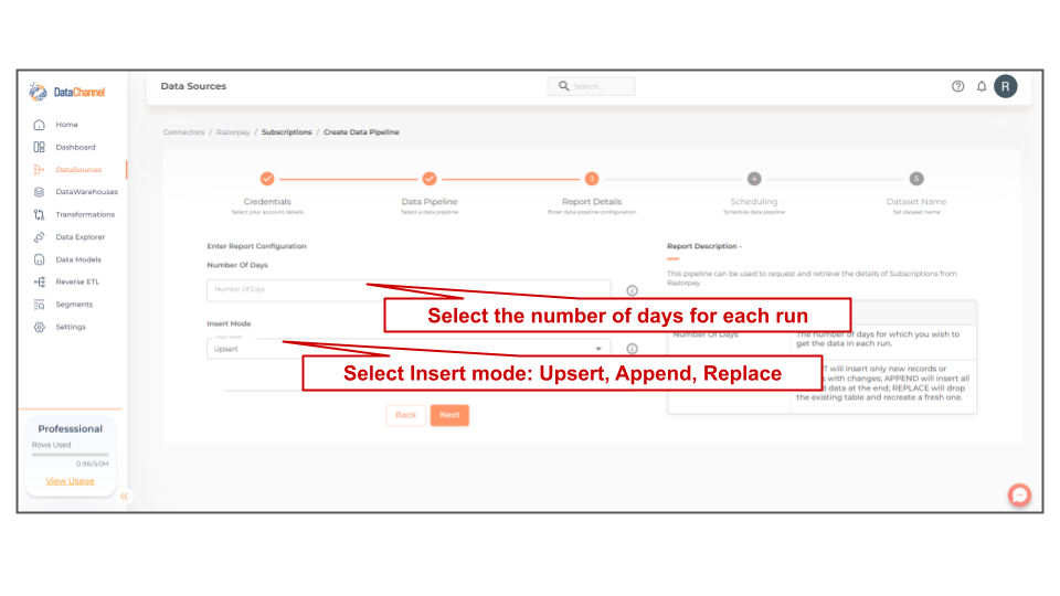 razorpay subscriptions config