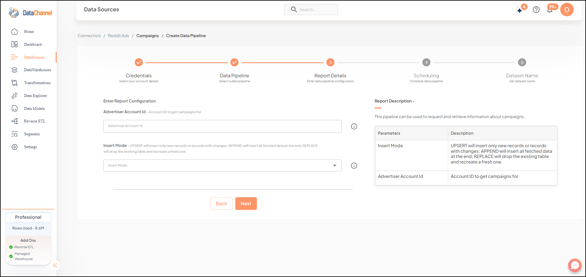 reddit ads campaigns config