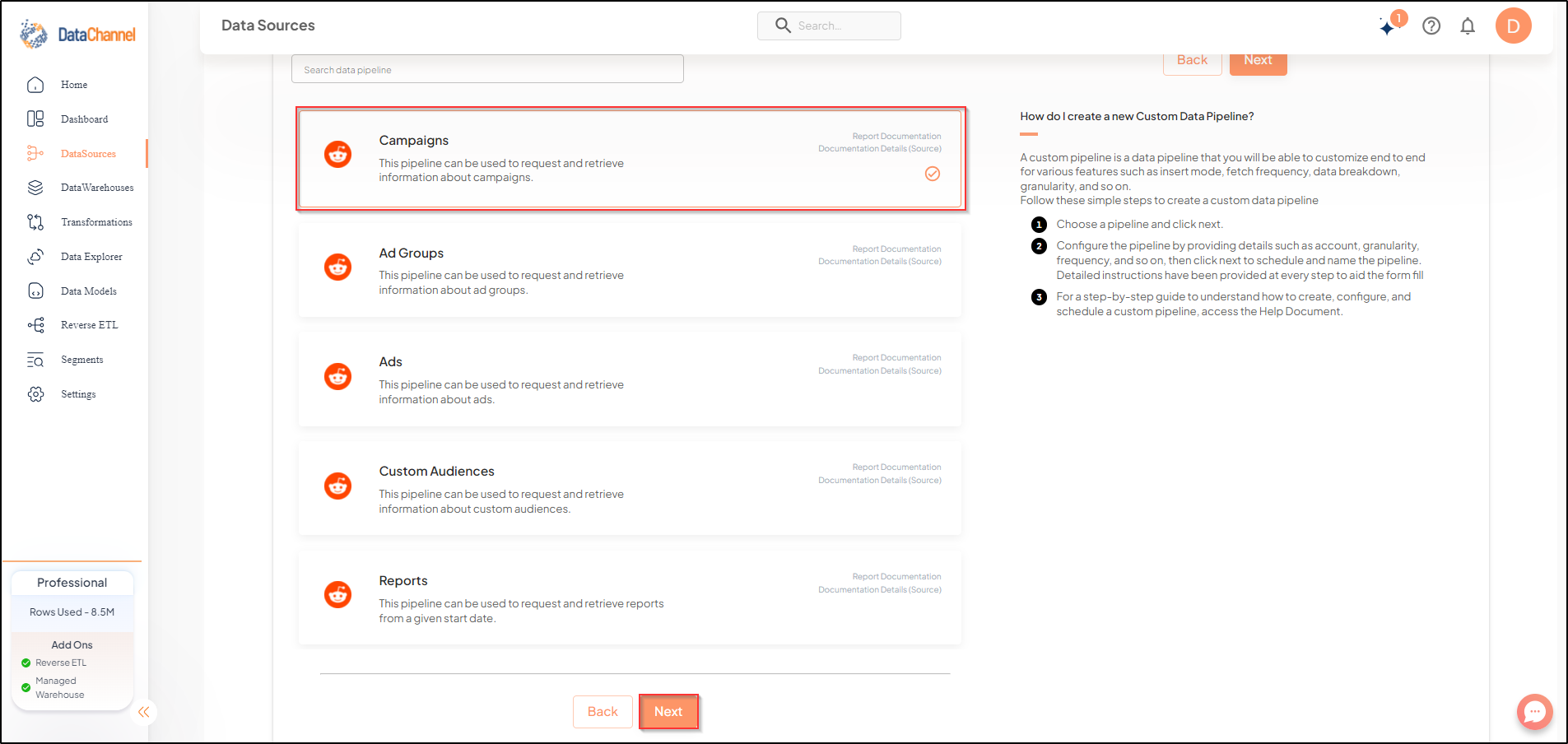 reddit ads campaigns list