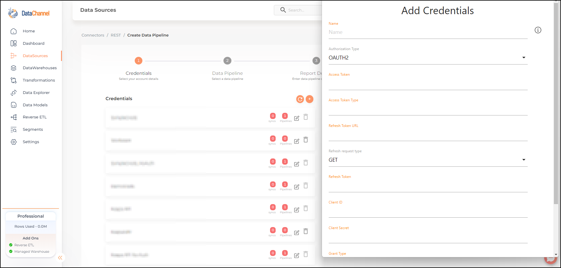rest credentials oauth2