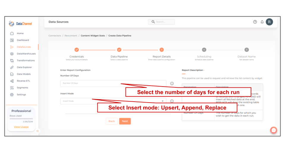 revcontent content widget stats config