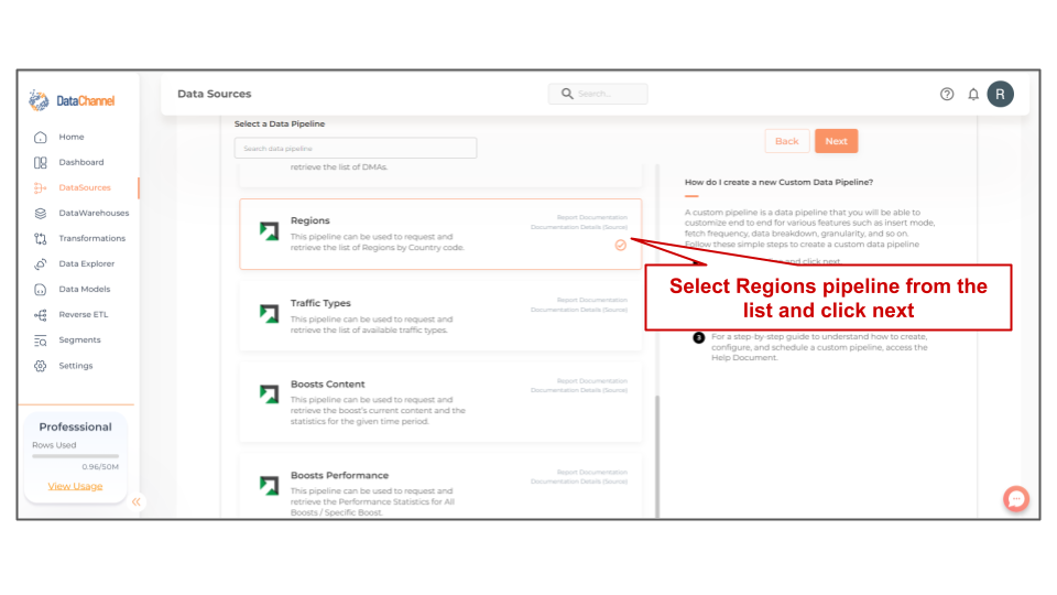 revcontent regions list