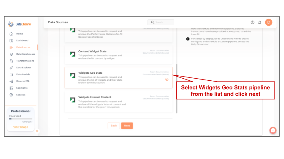 revcontent widgets geo stats list