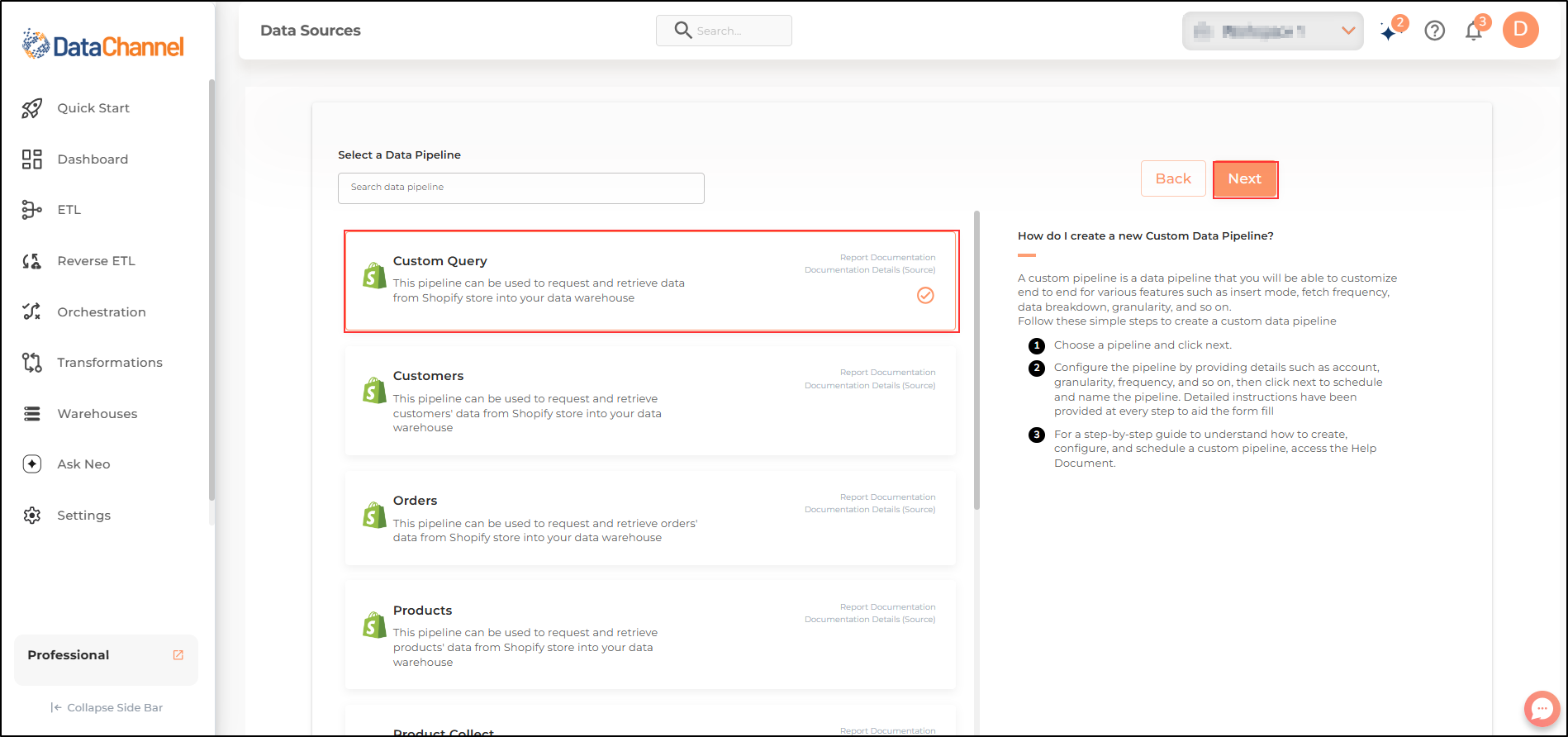 shopify graphql custom query list