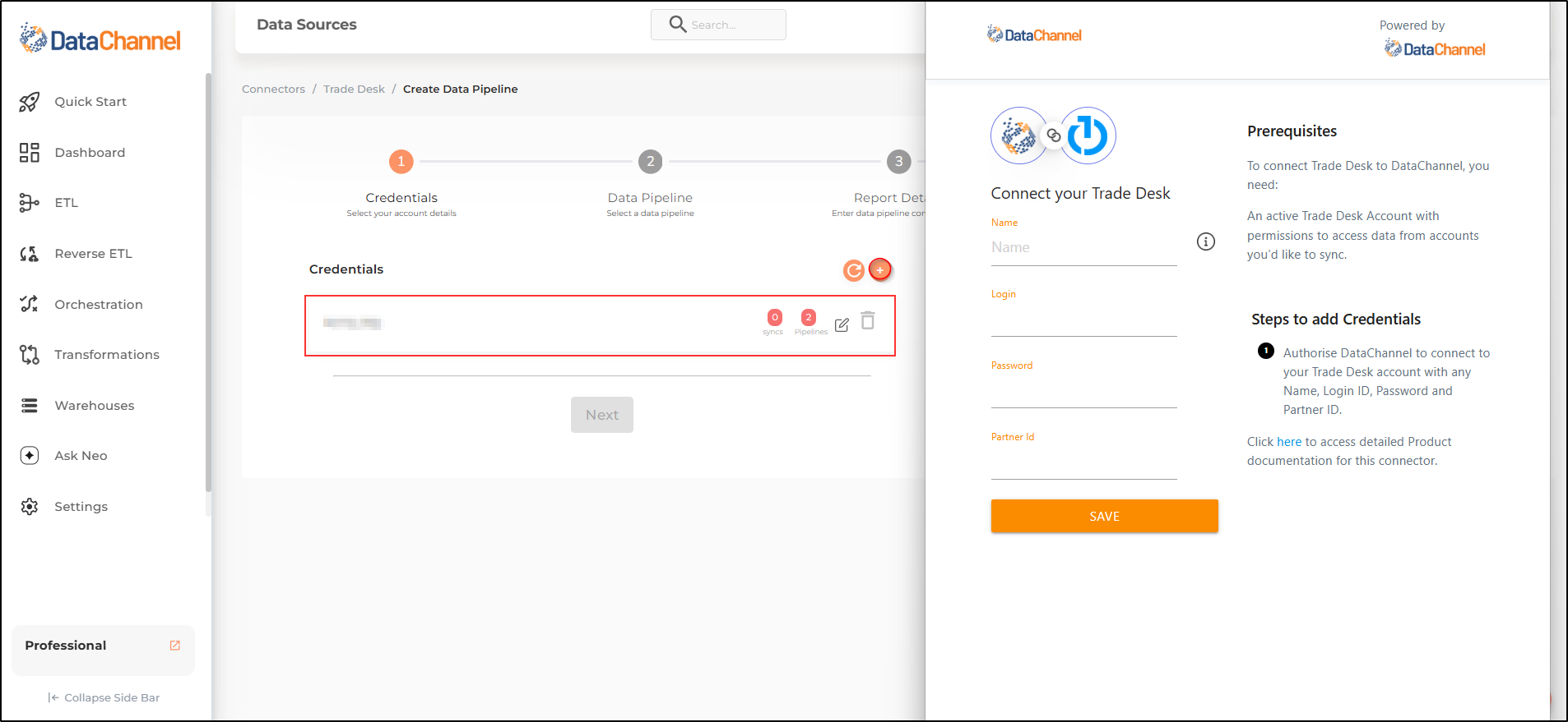 trade desk new creds
