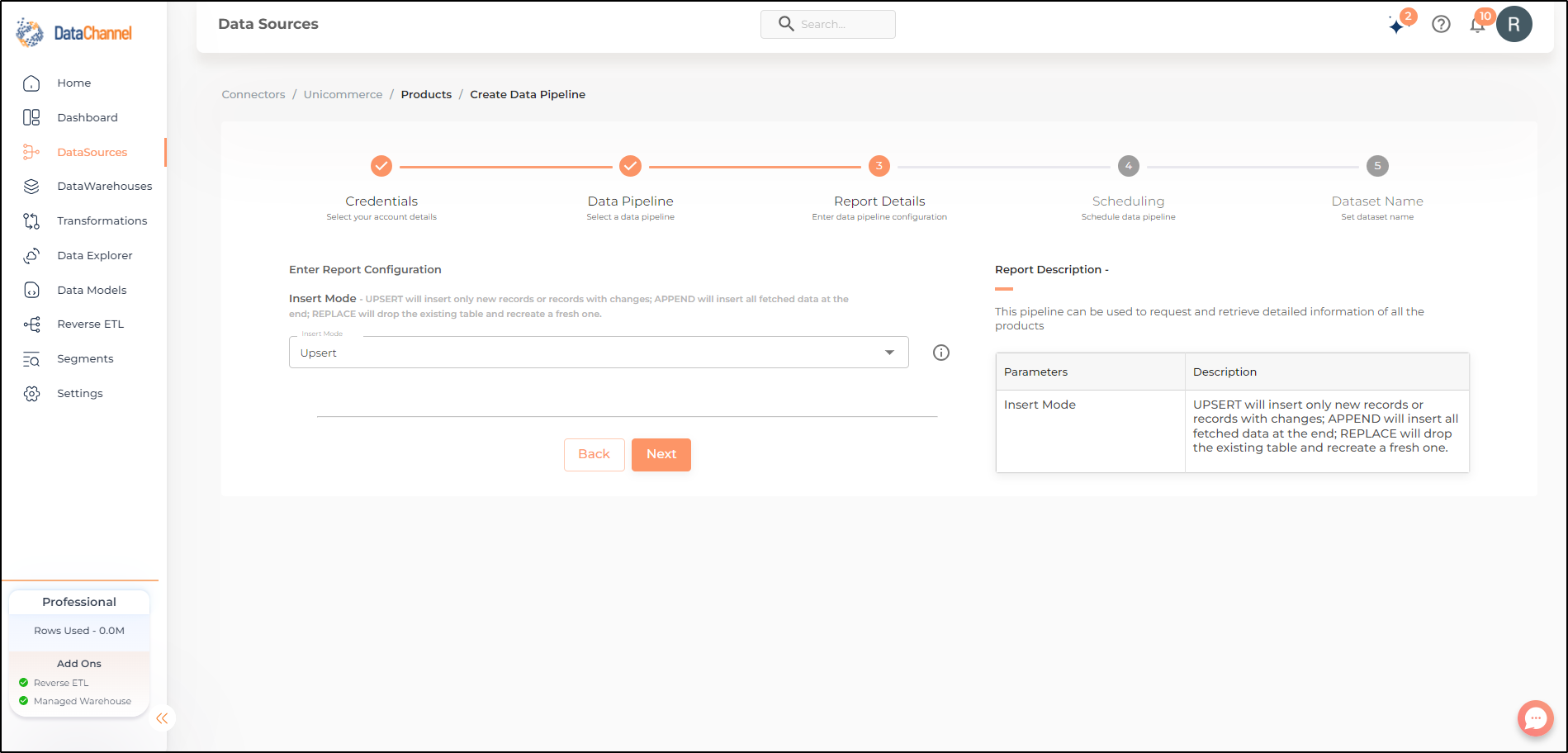 unicommerce products config