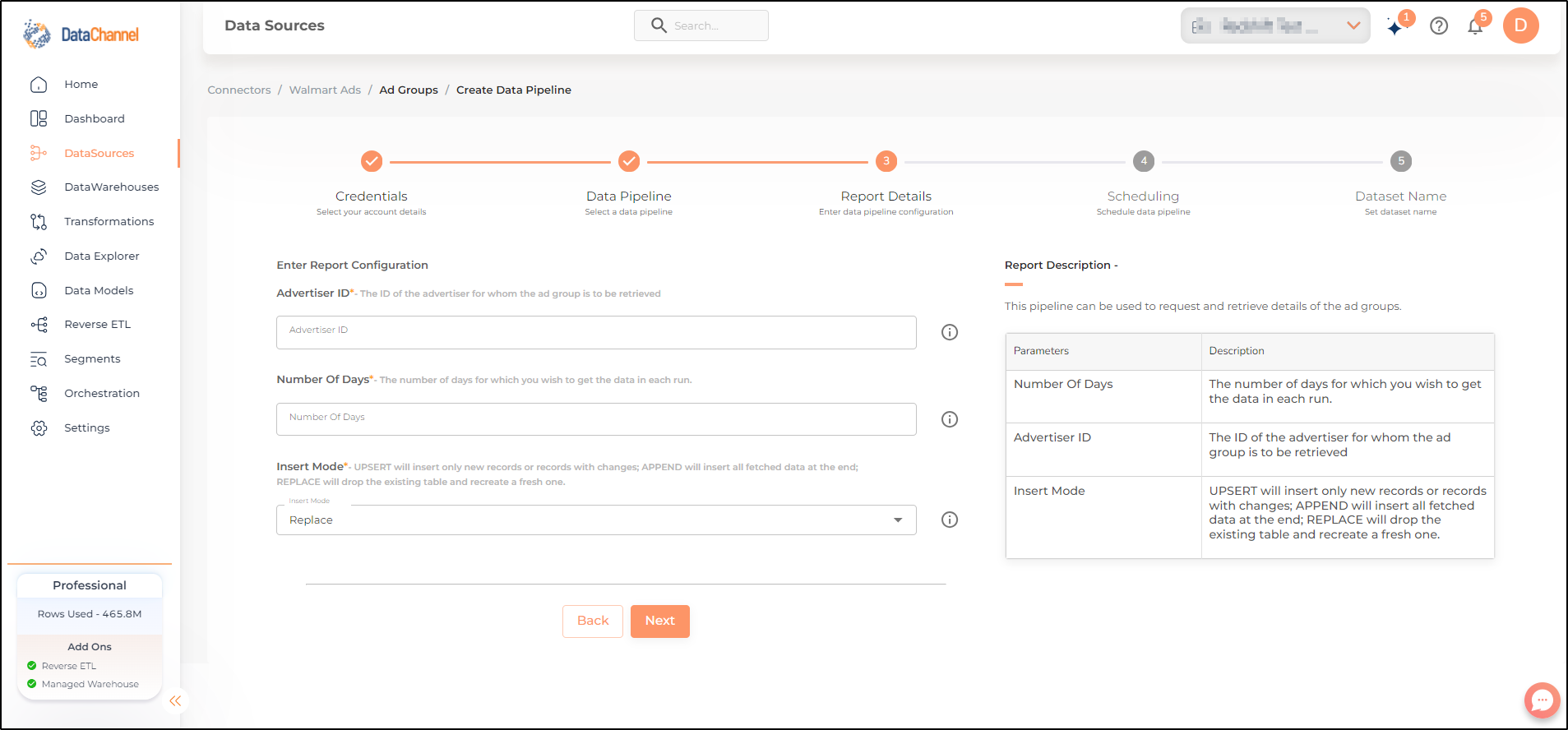walmart ads ad groups config