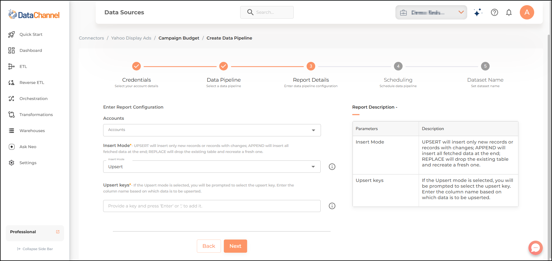 yahoo display ads campaign budget config