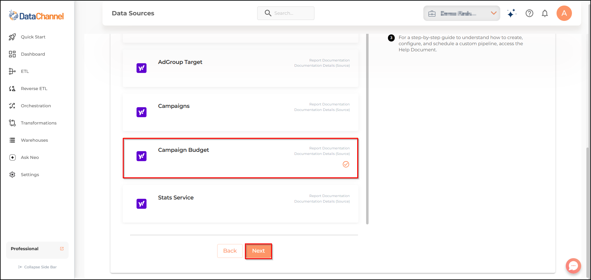 yahoo display ads campaign budget