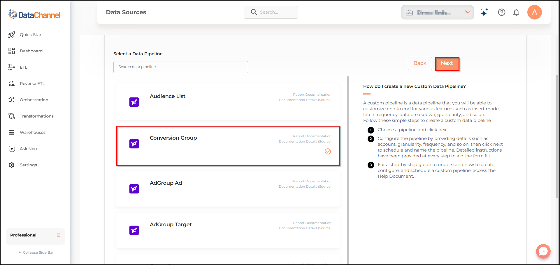 yahoo display ads conversion group