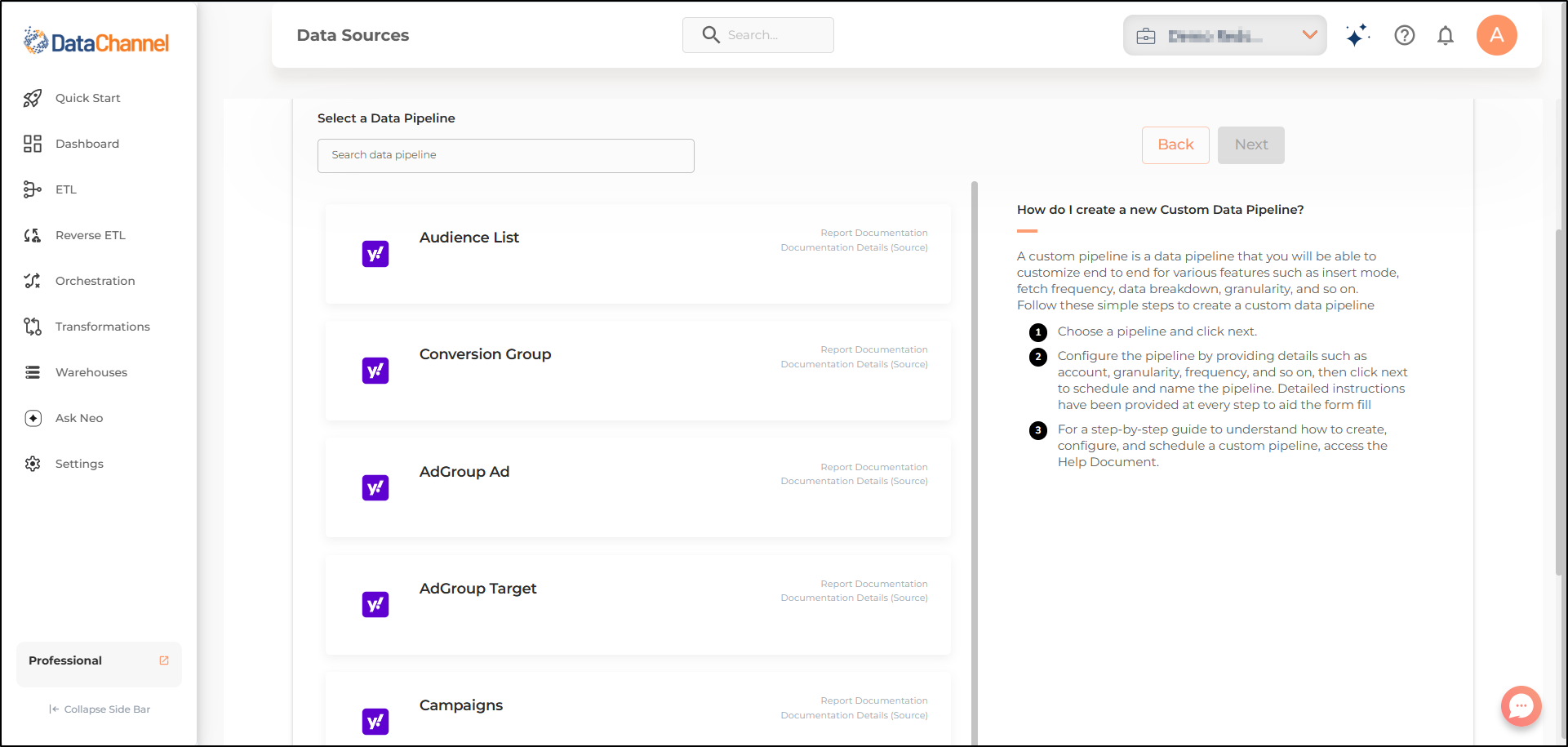 yahoo display ads pipelines list