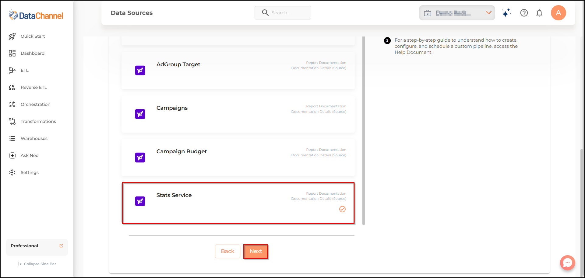 yahoo display ads stats service