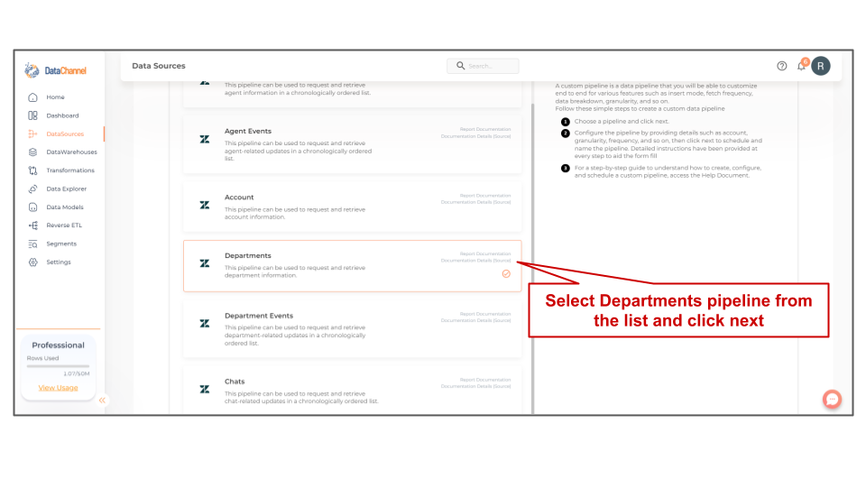 zendesk departments list