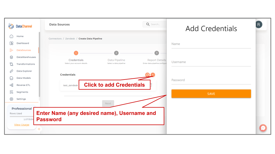 zendesk new creds