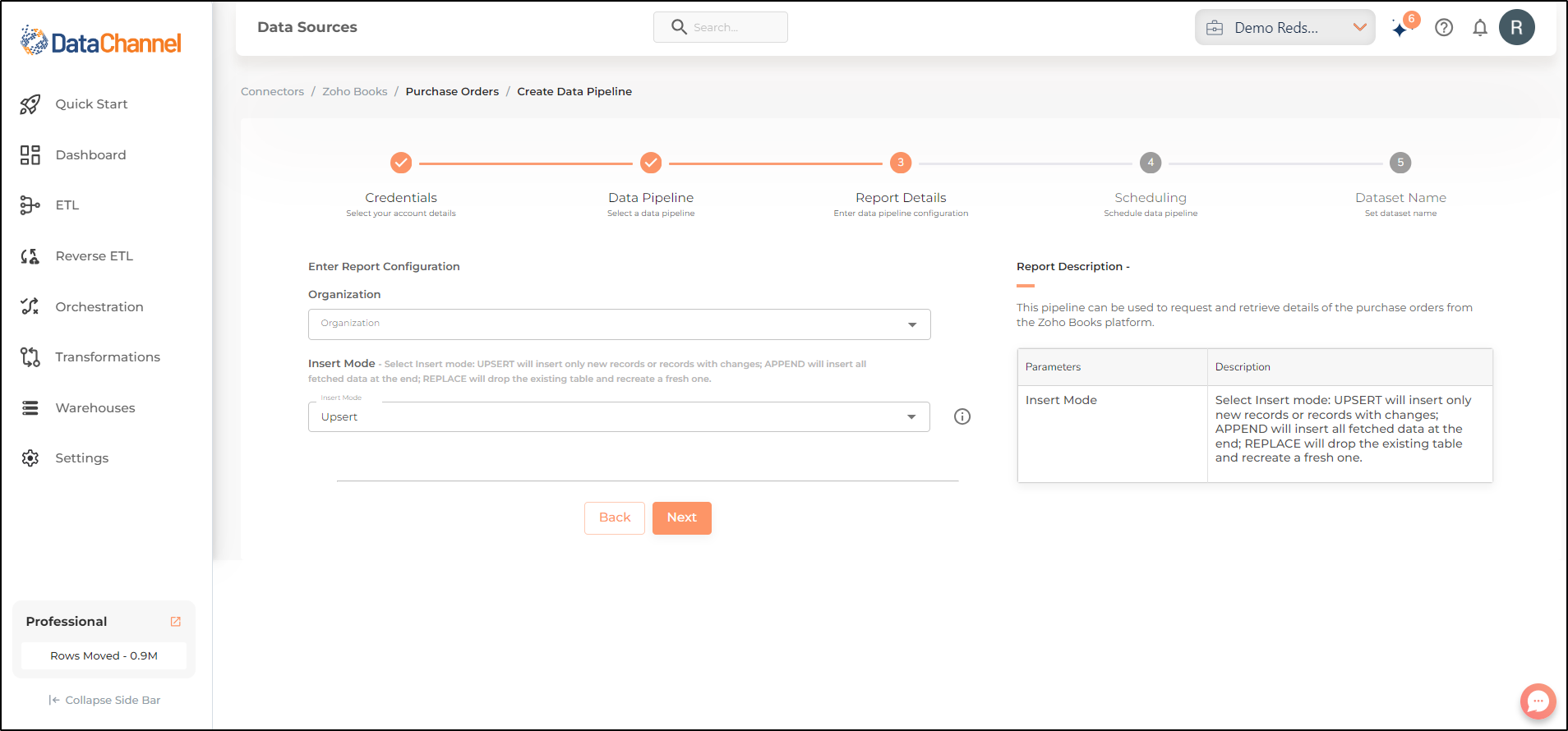 zoho books purchase orders config