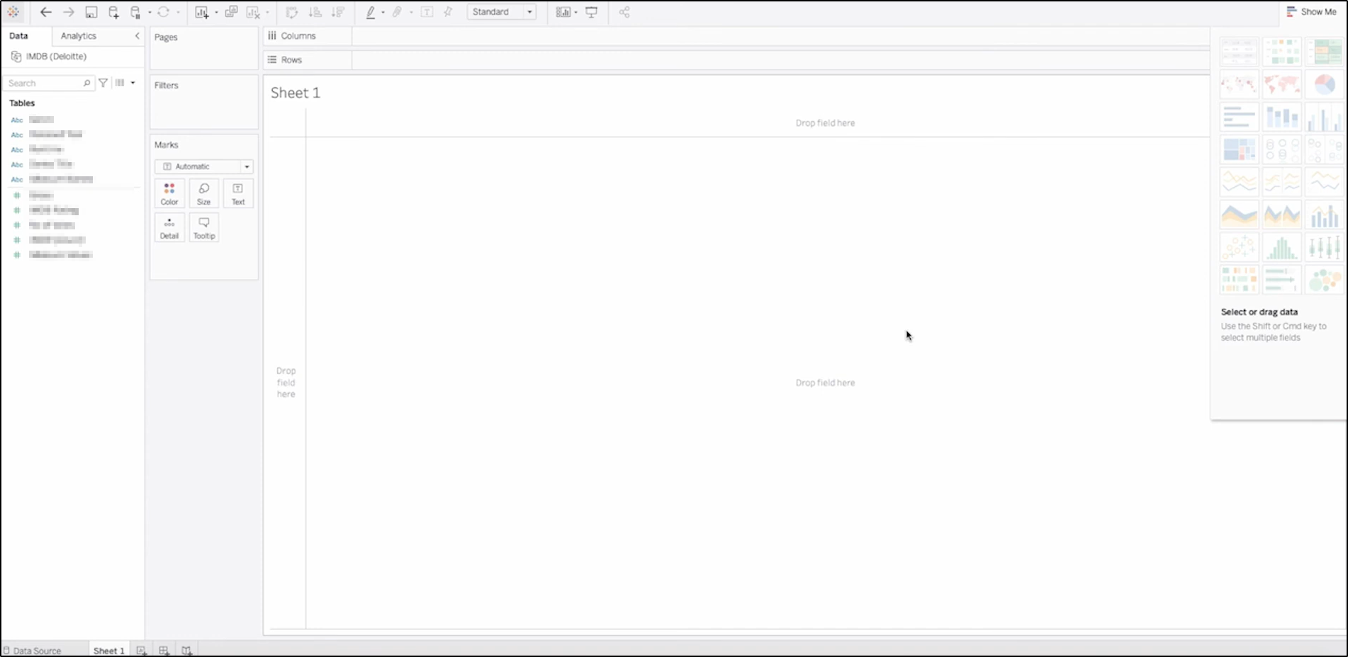 tableau big query build viz