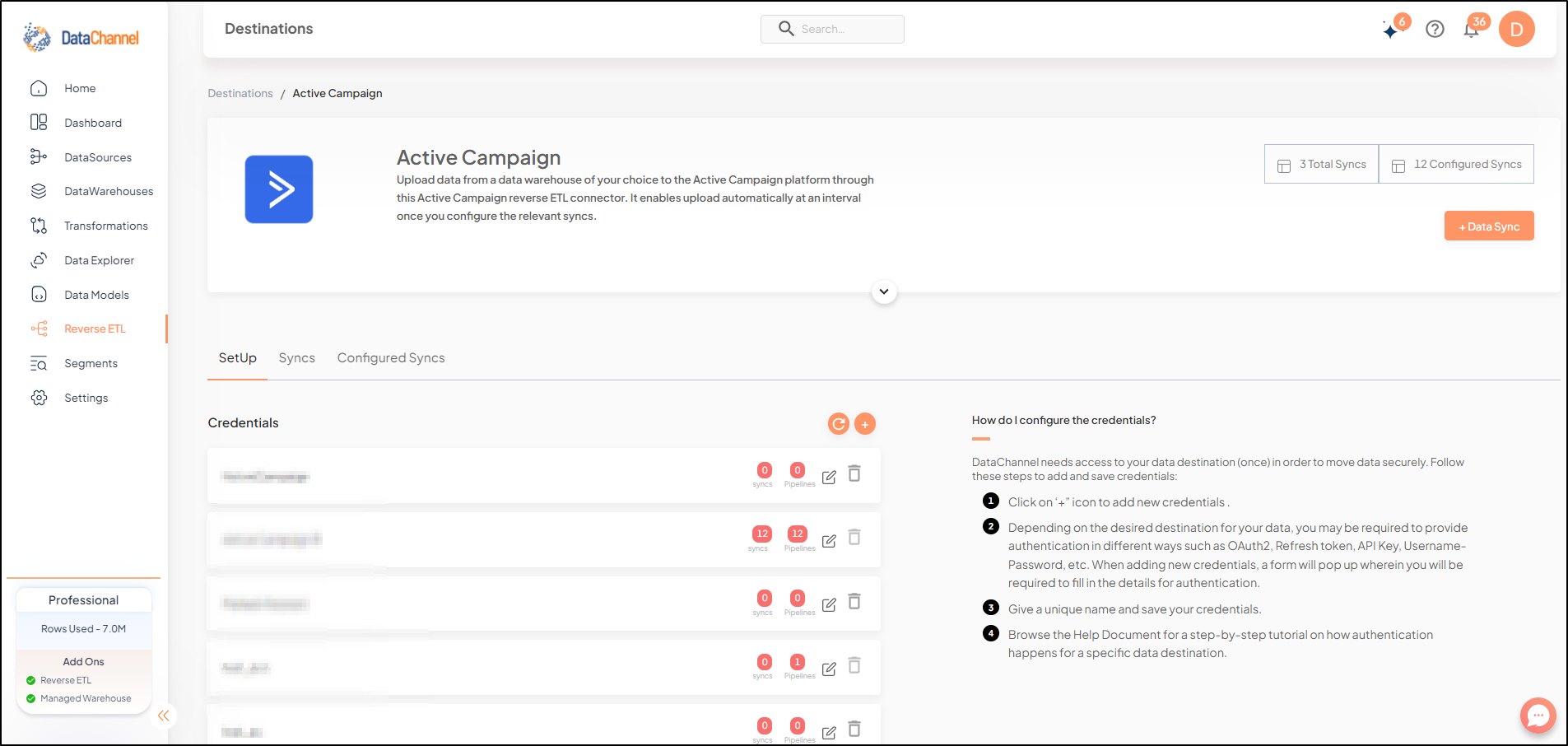 active campaign screen