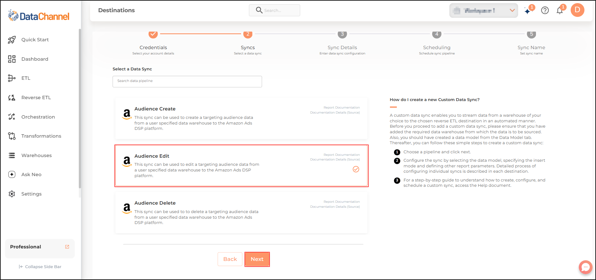 amazon ads dsp reverse audience edit list