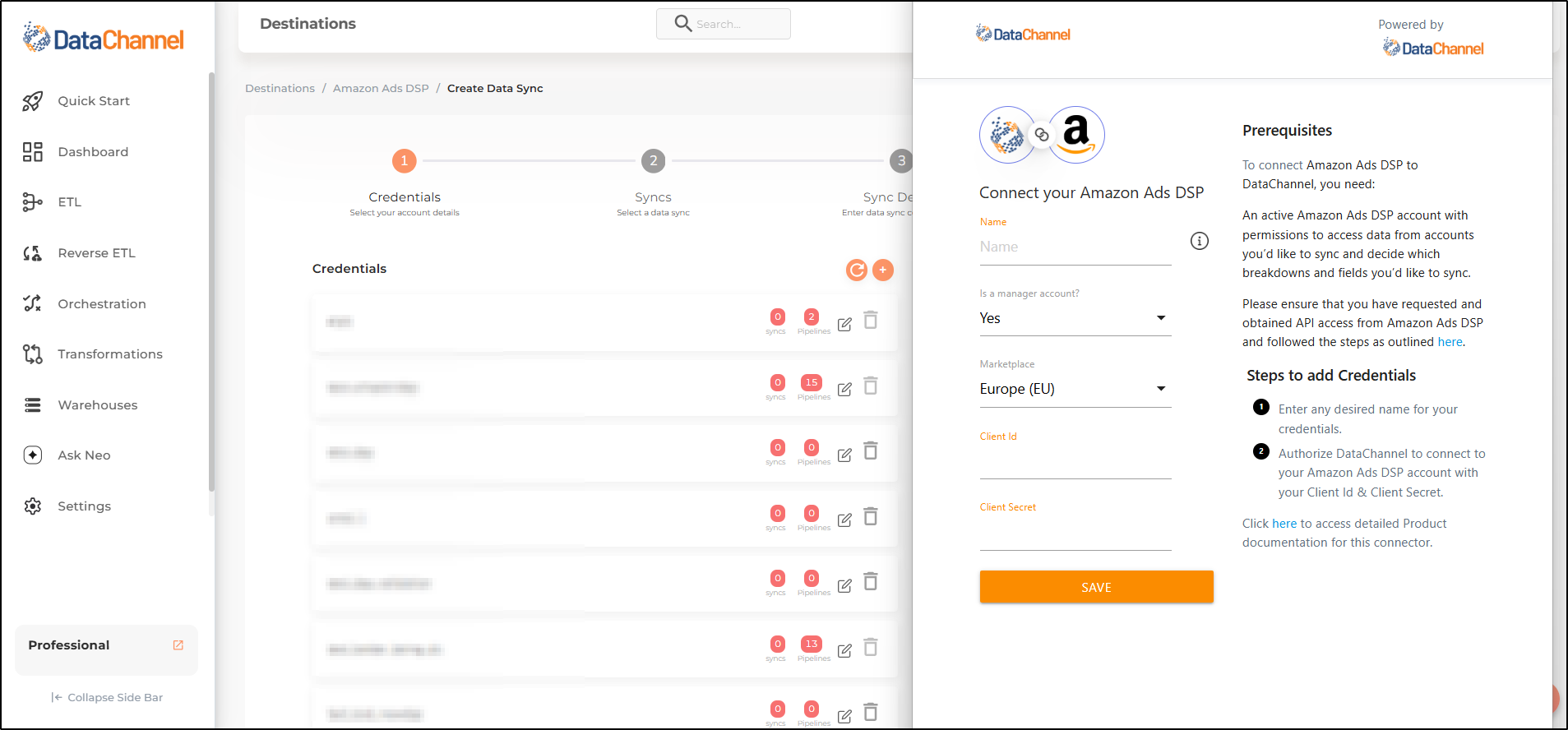 amazon ads dsp reverse new creds