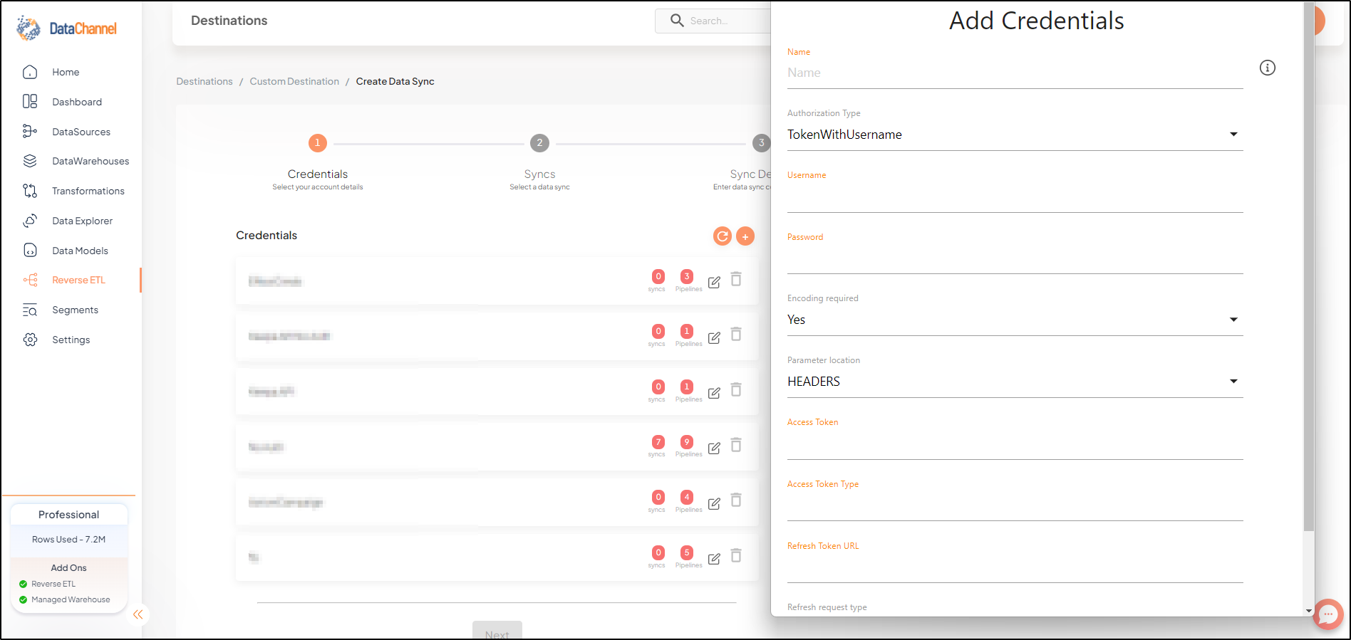 custom dest auth token with username