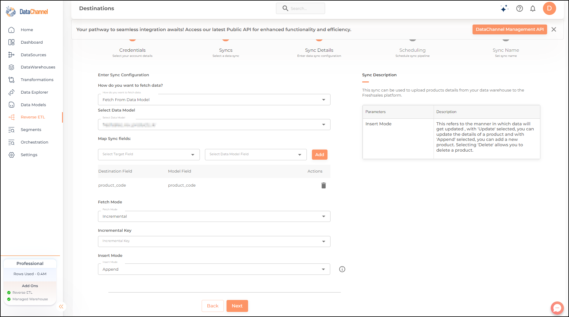 freshsales reverse products config