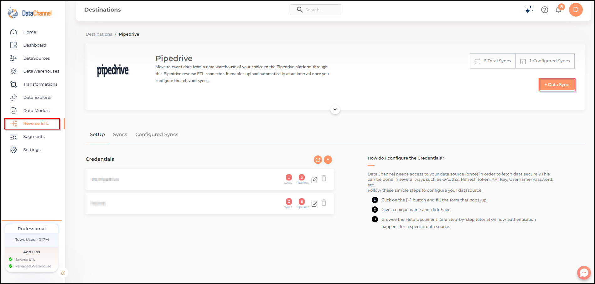 pipedrive reverse data source detail