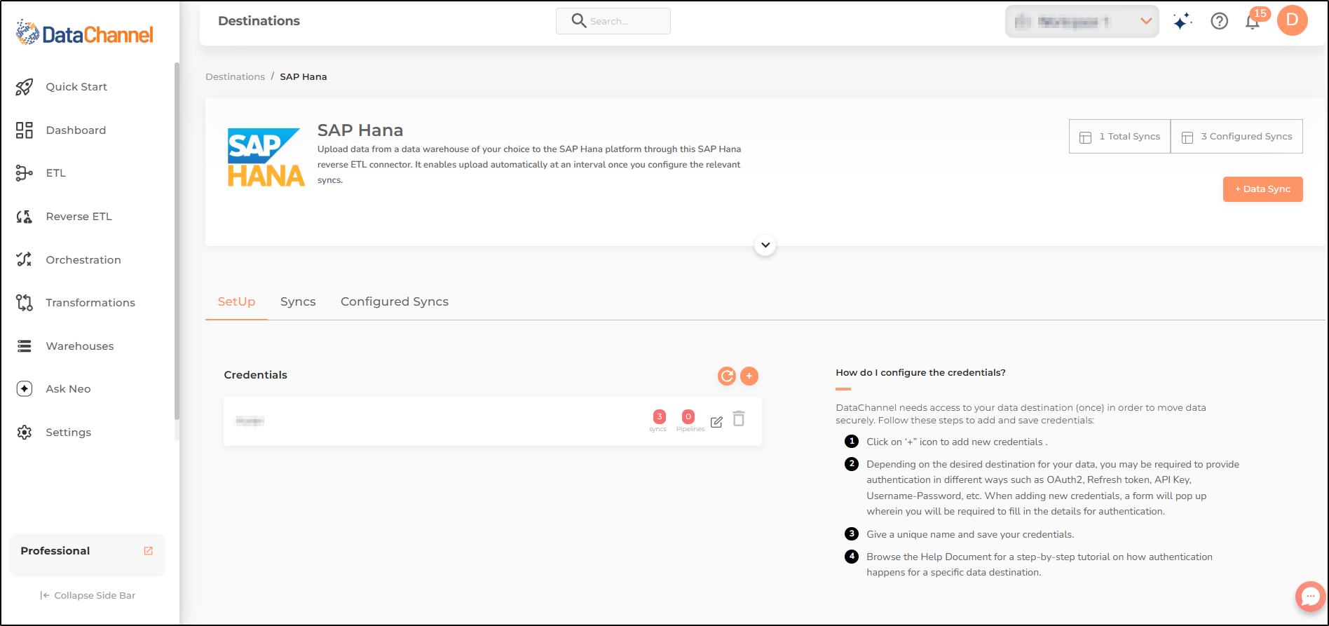 sap hana screen