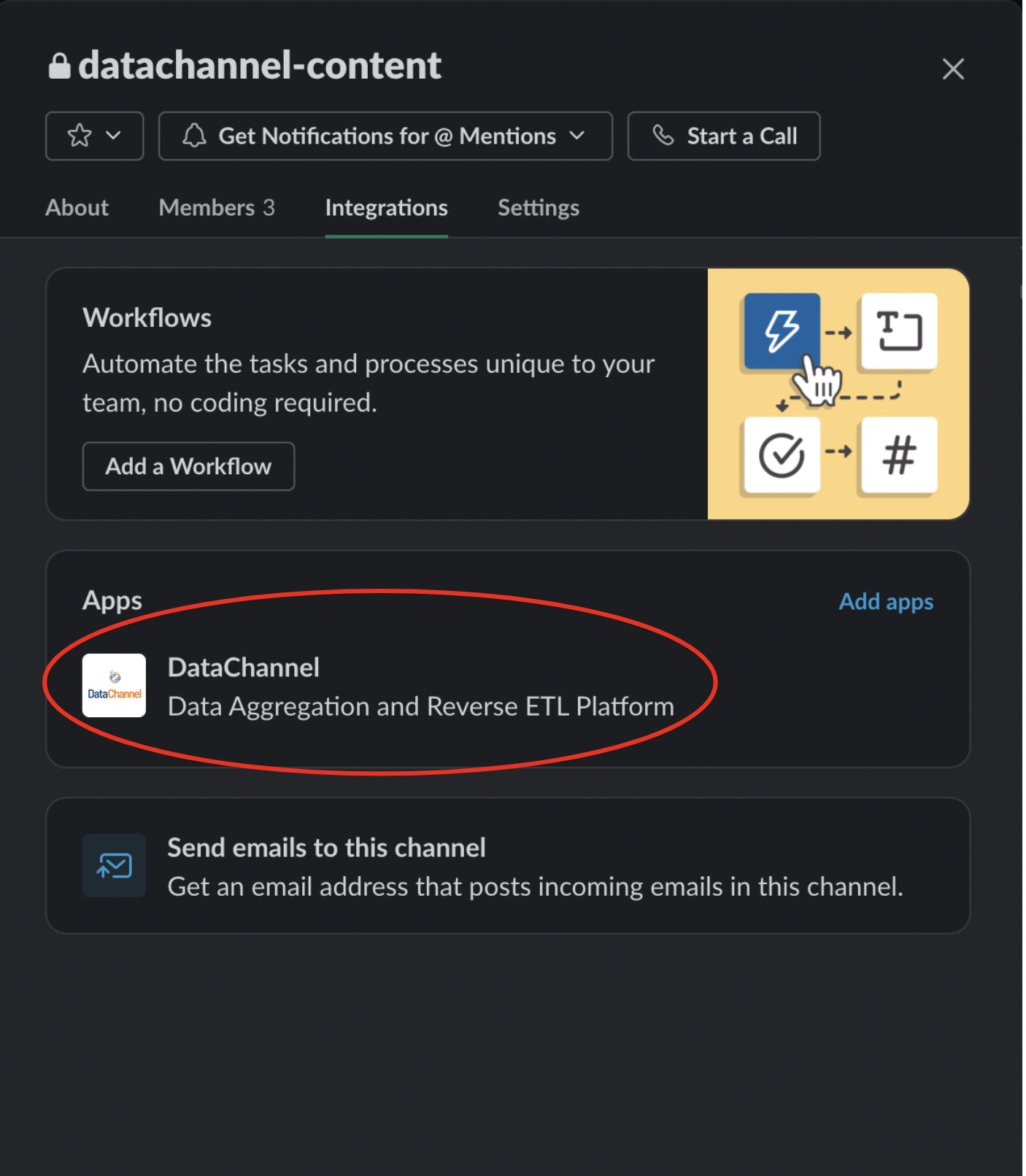 slack integration step4