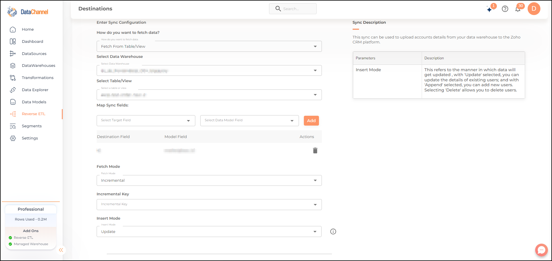 zoho crm reverse accounts config