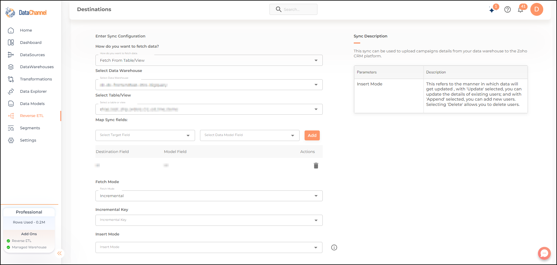 zoho crm reverse campaigns config