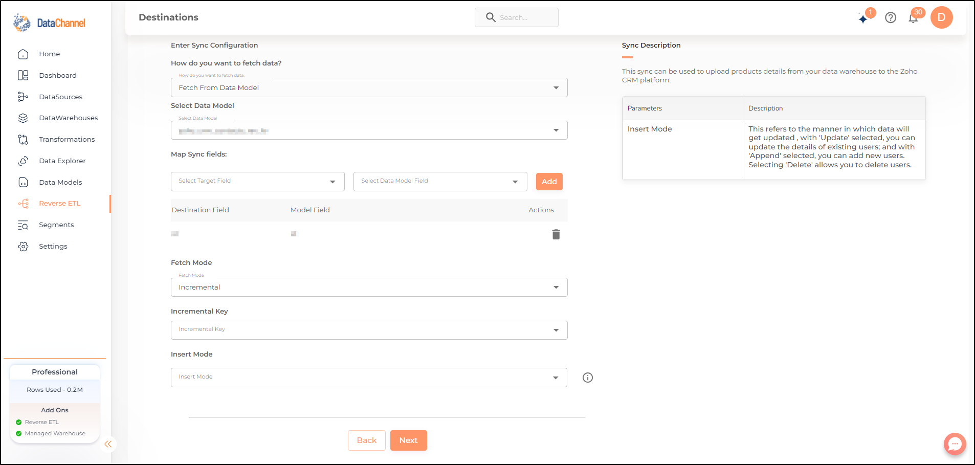 zoho crm reverse products config