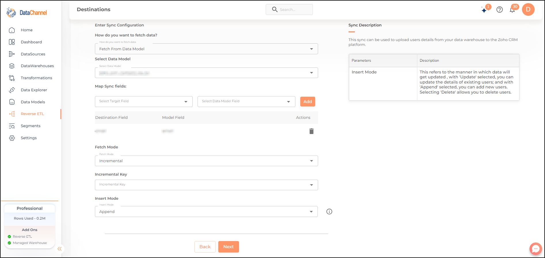 zoho crm reverse users config