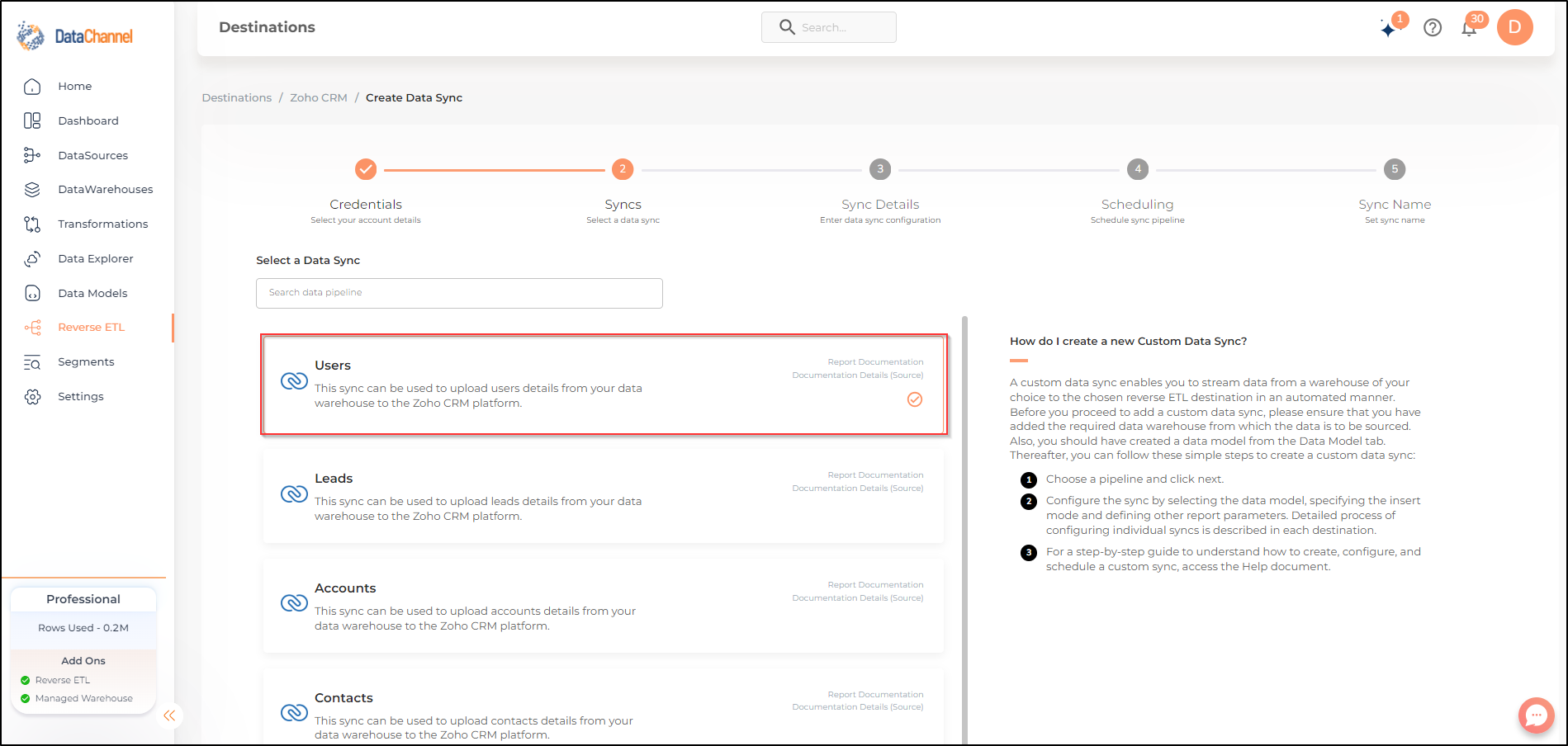 zoho crm reverse users list